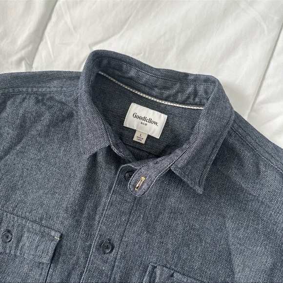 Men’s Goodfellow & Co Button Down Shirt Jacket - Picture 2 of 5